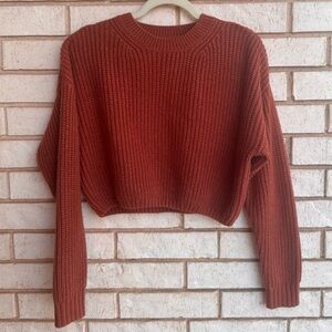 Rust Knit Women's Sweater